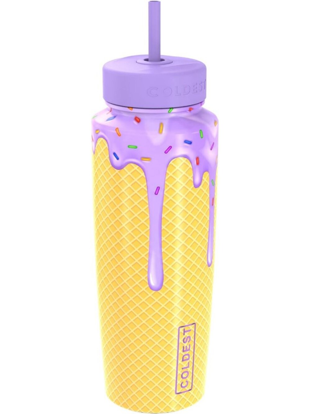 32oz Insulated Water Bottle with Straw Lid - Stainless Steel, Perfect for Ice